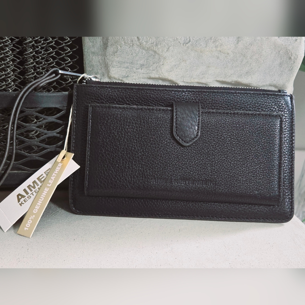 Amie Kestenberg Kansas zip top wristlet